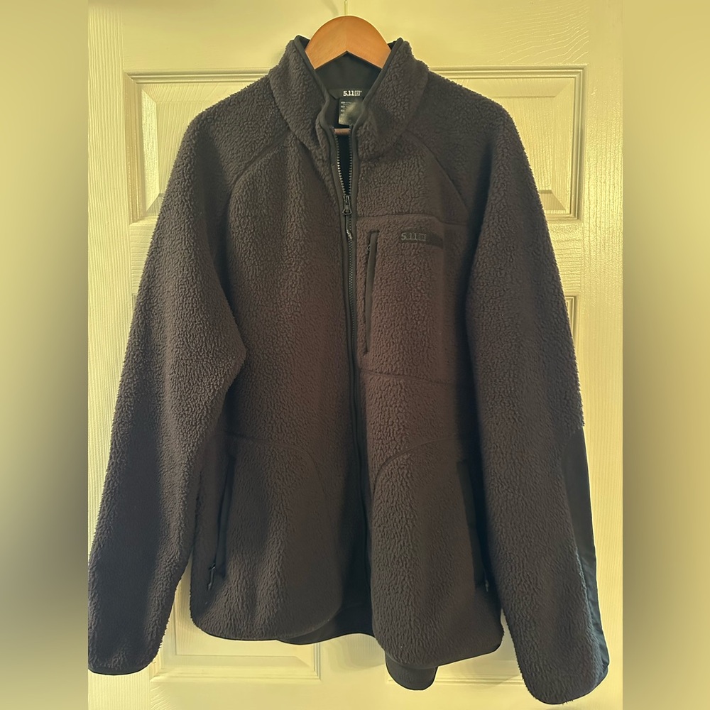 5.11 Tactical Men's Black HQ Tech Fleece Jacket